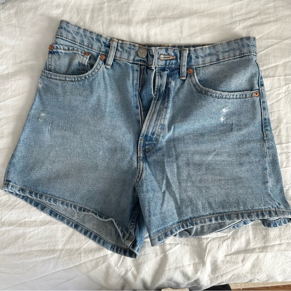 Classic Blue Denim Women's Zara Shorts